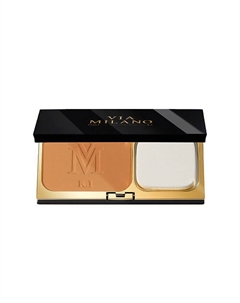 Компактная пудра для лица двойного действия водостойкая с витамином Е Compact Powder Wet & Dry Water Resistant Via milano