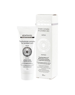 Крем Тиогидролат для проблемной кожи, склонной к аллергическим реакциям и акне 50 Ichthyonella