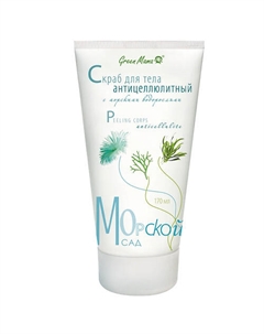 Скраб для тела антицеллюлитный с морскими водорослями Peeling Corps 170 Green mama