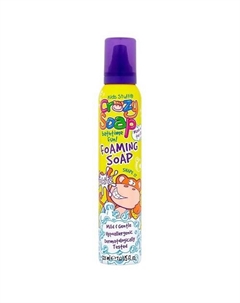 Мусс-пена для детских забав и купания в ванной белая Crasy Soap Foaming Soap 225 Kids stuff