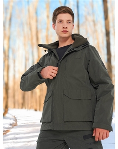 Куртка мембранная мужская, Зеленый Geotech