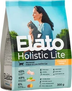 Сухой корм для кошек Elato Holistic Lite Для стерилизованных кошек с курицей и индейкой