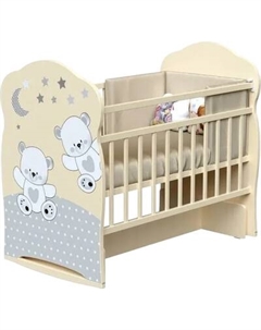 Детская кроватка VDK Funny Bears колесо-качалка с маятником Vdk