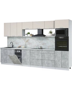 Кухонный гарнитур Интерлиния Мила Лайт 3.5-ПМ3