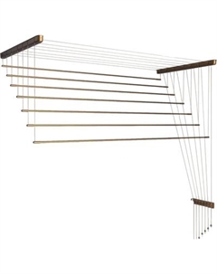 Сушилка для белья Comfort Alumin Group Потолочная Алюминиевая Bronze Premium 7 прутьев 2.9м Comfort alumin group