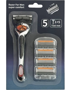 Бритвенный станок Glamify 5 касет