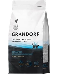 Сухой ветеринарный корм для кошек Grandorf Vet Cat Dermatosis
