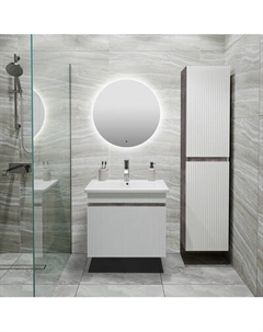 Тумба с умывальником Runo Модена 65 + Оскар 65