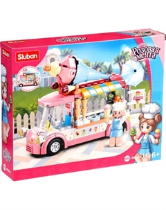 Конструктор Sluban Розовая Мечта Фургончик с мороженым M38-B0993A / 10890985