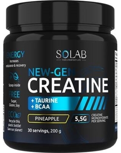 Креатин SOLAB Моногидрат с Таурином, ВСАА Solab