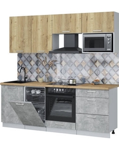 Кухонный гарнитур Интерлиния Мила Лайт 2.15-ПМ4