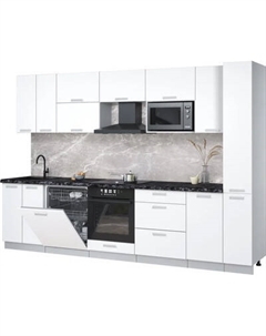 Кухонный гарнитур Интерлиния Мила Лайт 3.1-ПМ2