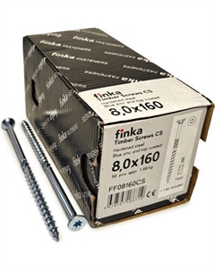 Шуруп Finka Timber Screws CS Конструкционный по дереву TORX40 8x160 потай