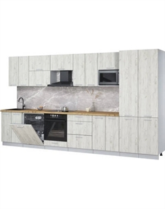 Кухонный гарнитур Интерлиния Мила Лайт 3.8-ПМ2