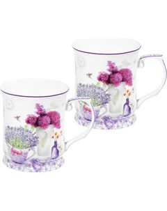 Набор кружек Elan Gallery Лаванда New Bone China / 420770 Elan gallery