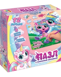 Развивающая игра Puzzle Time Сказочный единорог / 10145543 Puzzle time