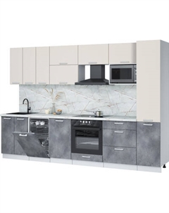 Кухонный гарнитур Интерлиния Мила Лайт 3.1-ПМ4