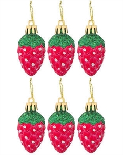 Набор елочных игрушек Волшебная страна Клубника / 109920
