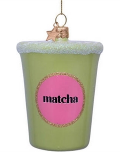 Елочная игрушка Vondels Матча латте / 3240500080011