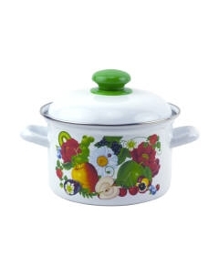 Кастрюля Лысьвенские эмали Фруктовый микс С-1612 АП2/4