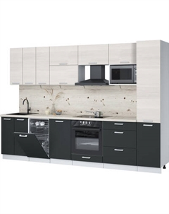 Кухонный гарнитур Интерлиния Мила Лайт 3.1-ПМ4