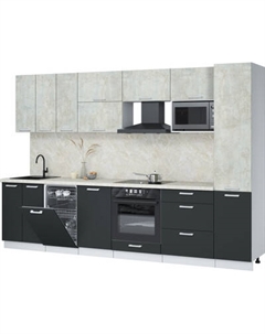 Кухонный гарнитур Интерлиния Мила Лайт 3.1-ПМ4