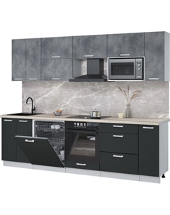 Кухонный гарнитур Интерлиния Мила Лайт 2.7-ПМ2