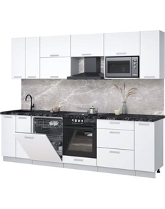 Кухонный гарнитур Интерлиния Мила Лайт 2.7-ПМ2