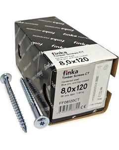 Шуруп Finka Timber Screws CT Конструкционный по дереву TORX40 8x120 тарелка