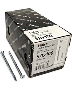 Шуруп Finka Timber Screws CS Конструкционный по дереву TORX25 5x100 потай
