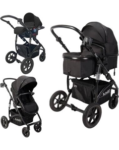 Детская универсальная коляска Bubago Model Zoom 3 в 1 / BG 196-1
