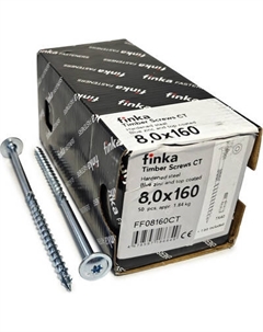 Шуруп Finka Timber Screws CT Конструкционный по дереву TORX40 8x160 тарелка