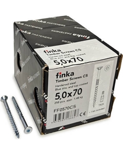 Шуруп Finka Timber Screws CS Конструкционный по дереву TORX25 5x70 потай