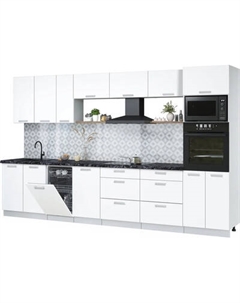 Кухонный гарнитур Интерлиния Мила Лайт 3.5-ПМ3