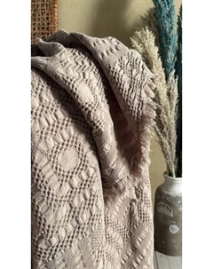 Плед Karven Муслиновый Евро 220x240 / PL027 CARMEN v3/Koyu kahv