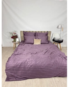 Комплект постельного белья Samsara Страйп-сатин Евро 50х70