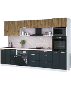 Кухонный гарнитур Интерлиния Мила Лайт 3.3-ПМ1-2