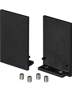 Комплект заглушек для шинопровода Arlight MAG-CAP-2538 BK / 046825