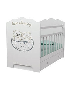Детская кроватка VDK Love Sleeping маятник-ящик Vdk