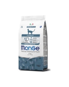 Сухой корм для кошек Monge Monoprotein Sterilized Trout