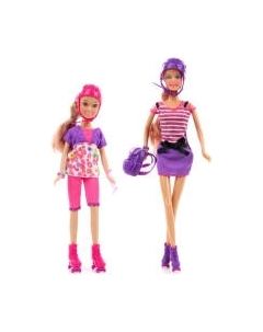 Набор кукол Defa Прогулка на роликах / 8130