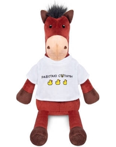 Мягкая игрушка Maxitoys Конь Рокки / MT-250224-25