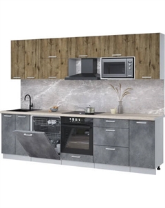 Кухонный гарнитур Интерлиния Мила Лайт 2.8-ПМ2