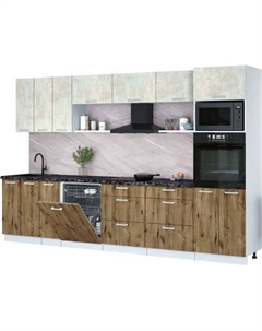 Кухонный гарнитур Интерлиния Мила Лайт 3.3-ПМ1-2