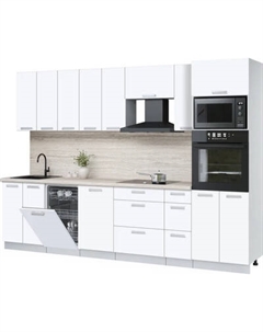 Кухонный гарнитур Интерлиния Мила Лайт 3.05-ПМ3