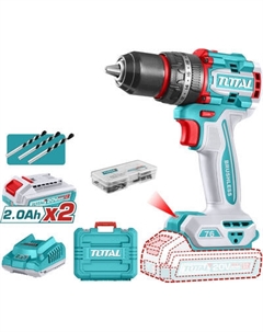 Аккумуляторная дрель-шуруповерт TOTAL TIDLI20768 Total