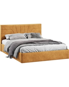 Двуспальная кровать ТриЯ Пандора с ПМ и заглушиной 160x200 Тип 1 Трия