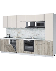 Кухонный гарнитур Интерлиния Мила Лайт 3.1-ПМ4