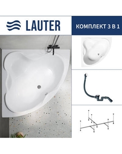 Ванна акриловая Lauter Riviera 140x140 / 21050140