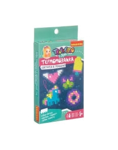 Развивающая игра Bondibon Термомозаика неоновая. Светится в темноте! / ВВ4551